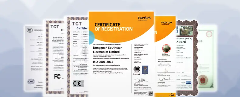 当社は多い認証を取得ました